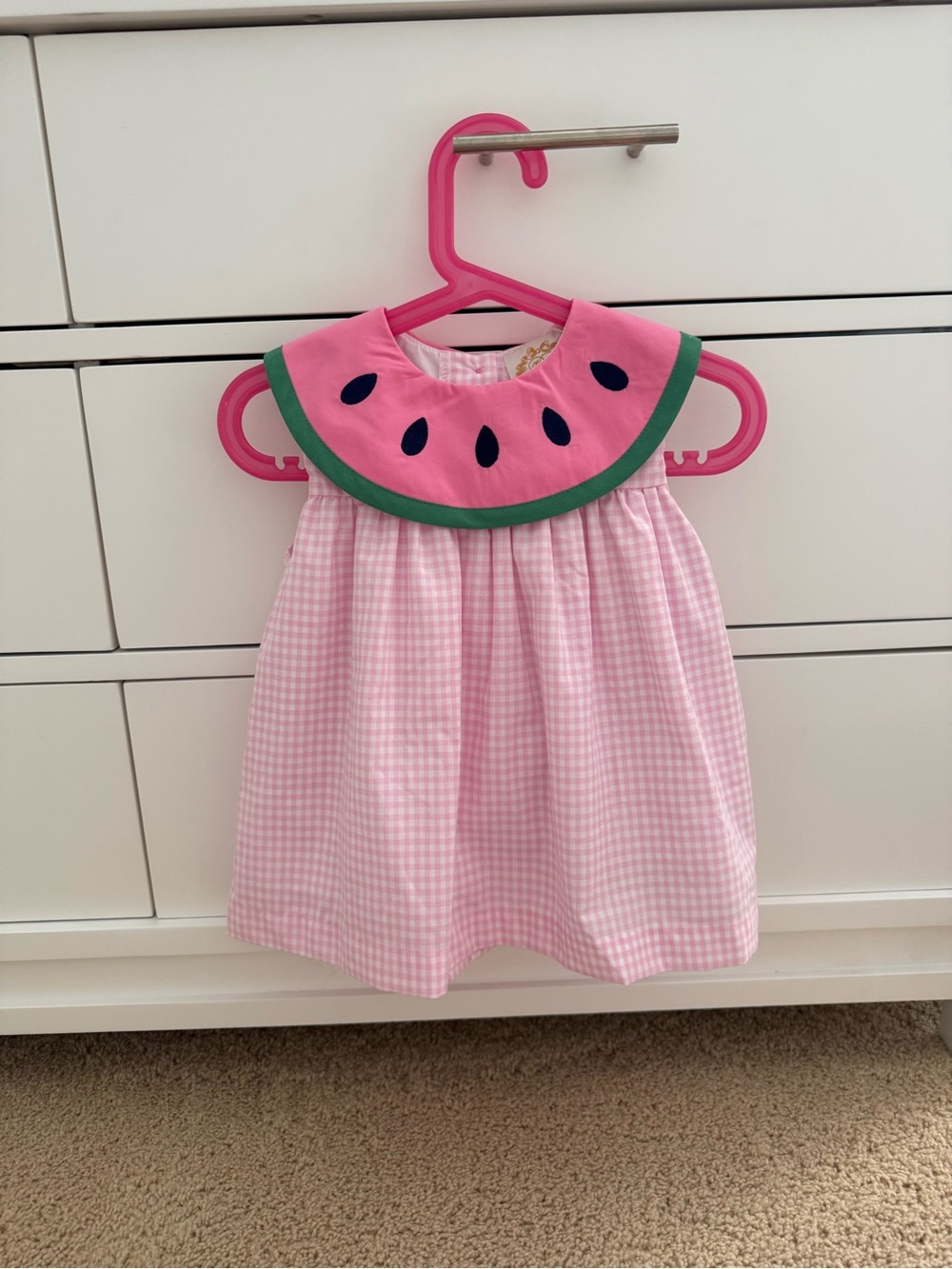 The Beaufort Bonnet Company Watermelon Tabitha's Teacher's Pet Set 2t NWT